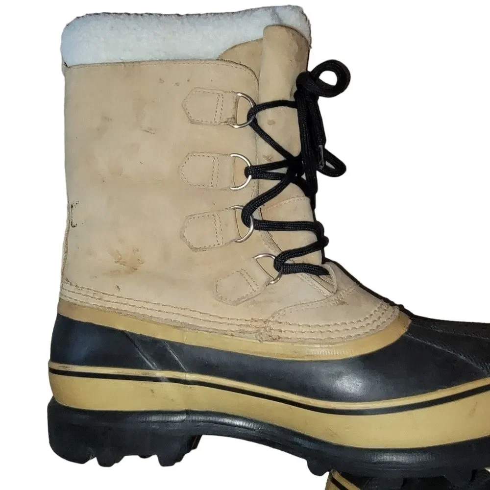 Sorel Men's Caribou Stack Waterproof Winter Boot size 9